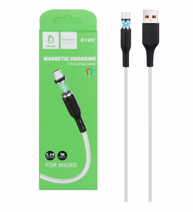 کابل شارژ فست مگنتی اندروید دنمن مدل D18V