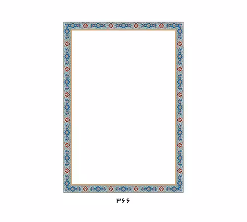 کاغذ تذهیب گلاسه A4 کد 366 بسته 100 عددی