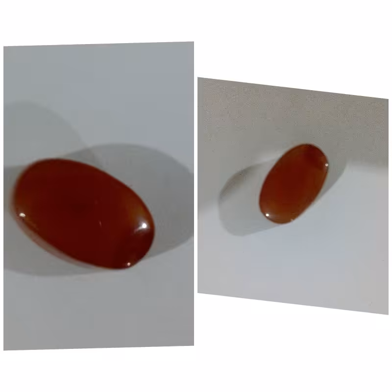  عقیق  یمنی اصل ومعدنی  دارای رگه وابری وزن4گرم