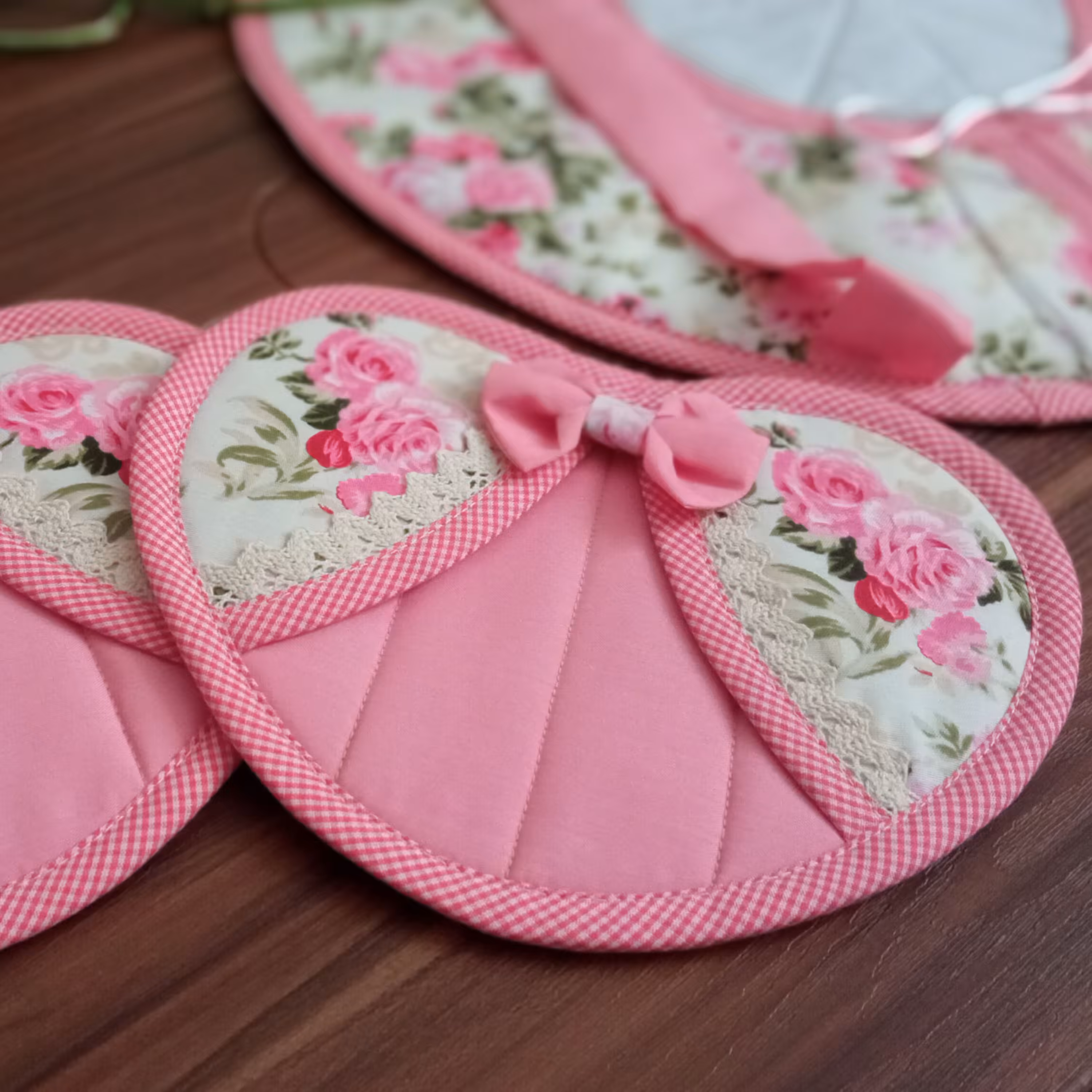 دستگیره قلبی صورتی