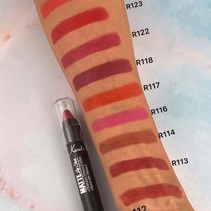 رژ لب مدادی پبچی  با دوام  فوق العاده کنویس