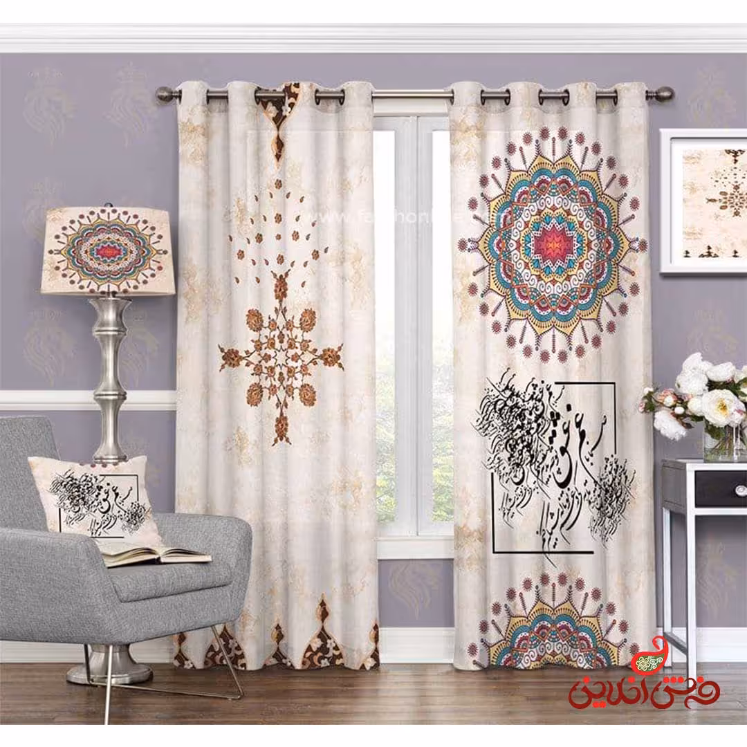 پرده سنتی کد 3342