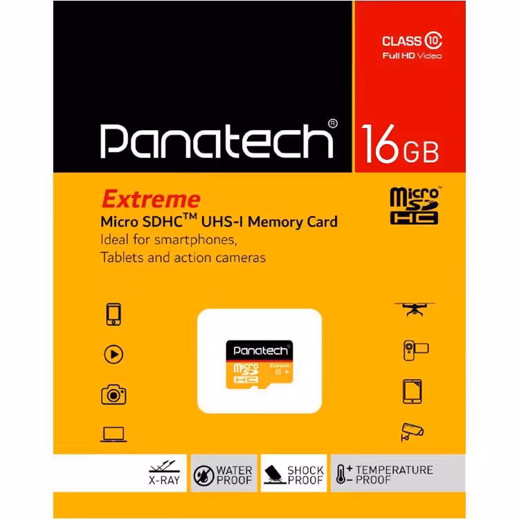 رم میکرو 16 گیگ پاناتک Panatech Xtreme U1 گارانتی مادام العمر آسان سرویس 