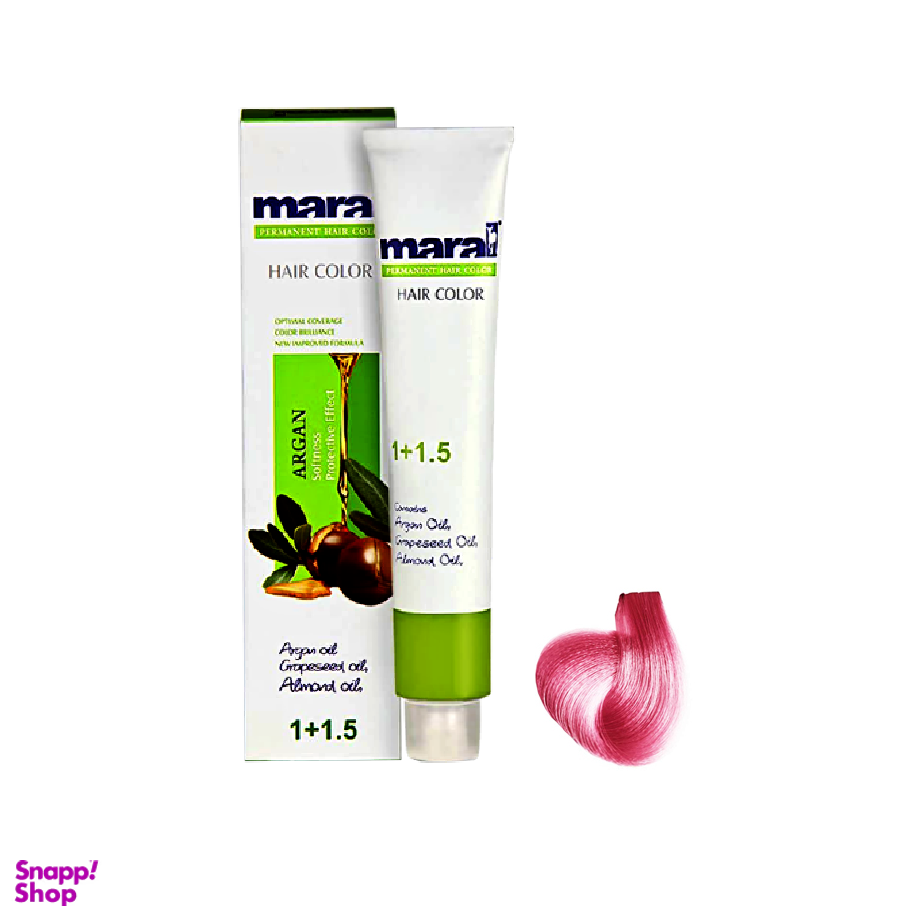 رنگ مو مارال (Maral) سری ترکیبی شماره 8601 رنگ صورتی باربی