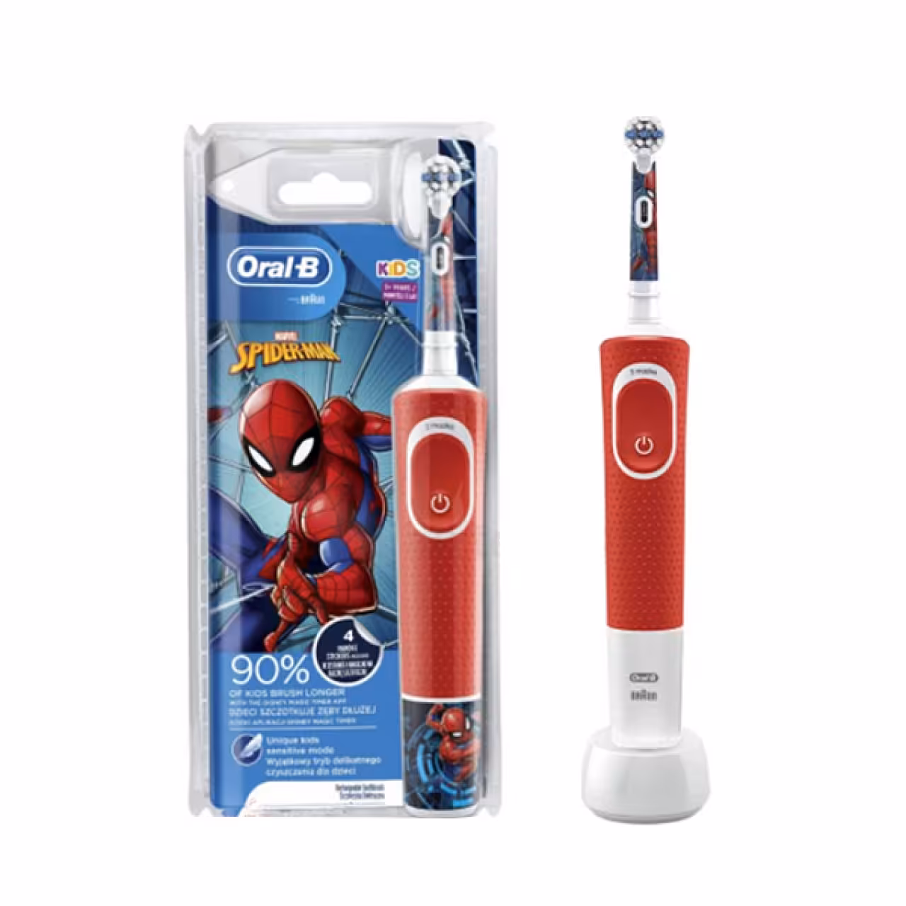 مسواک برقی اورال بی مدل KIDS SPIDER MAN