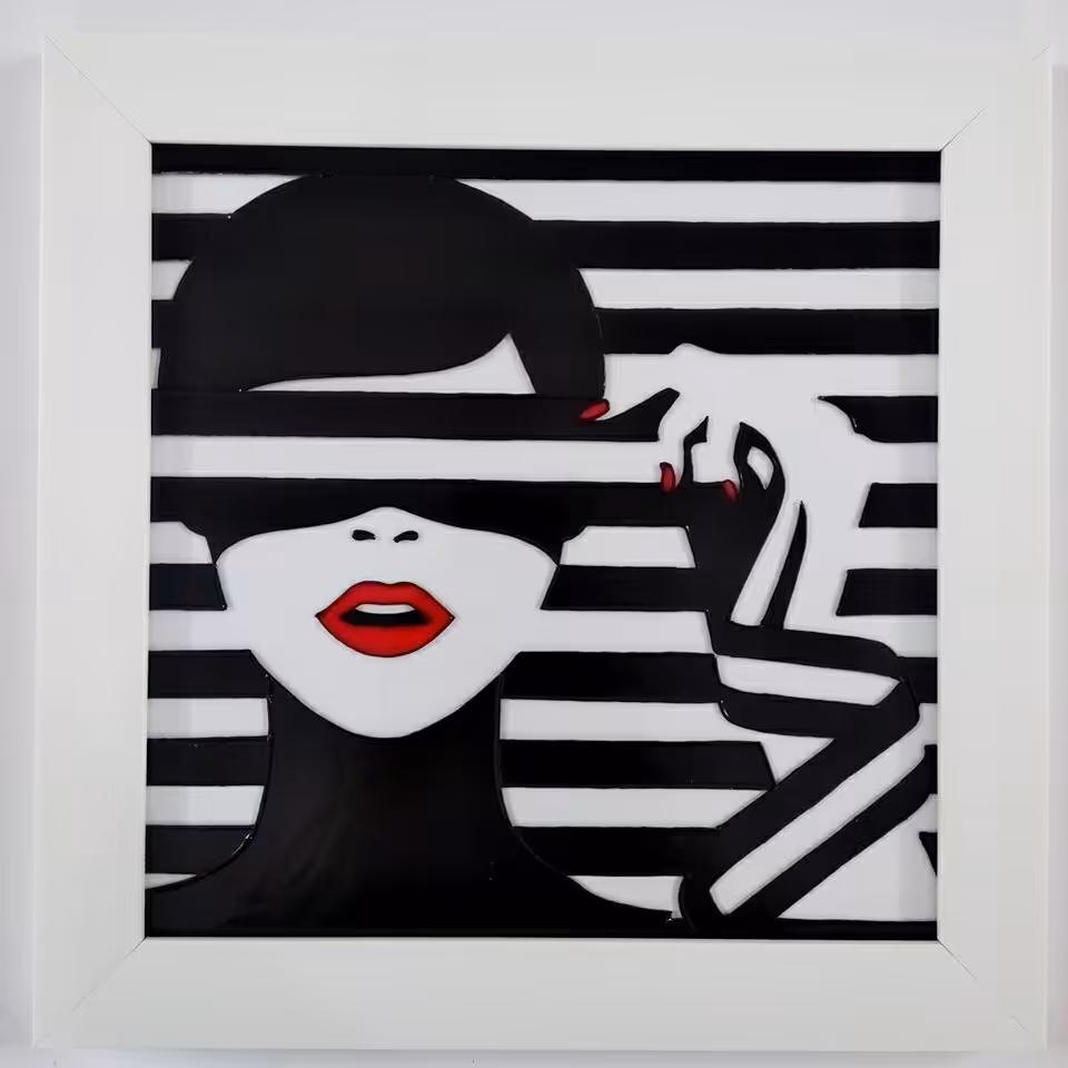 تابلو ویترای طرح مدرن