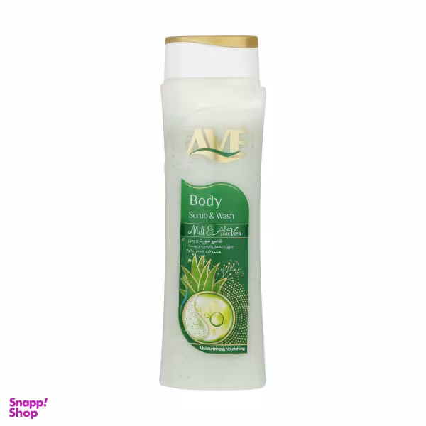 شامپو صورت و بدن اوه (Ave) مدل Milk And Aloevera وزن 380 گرم