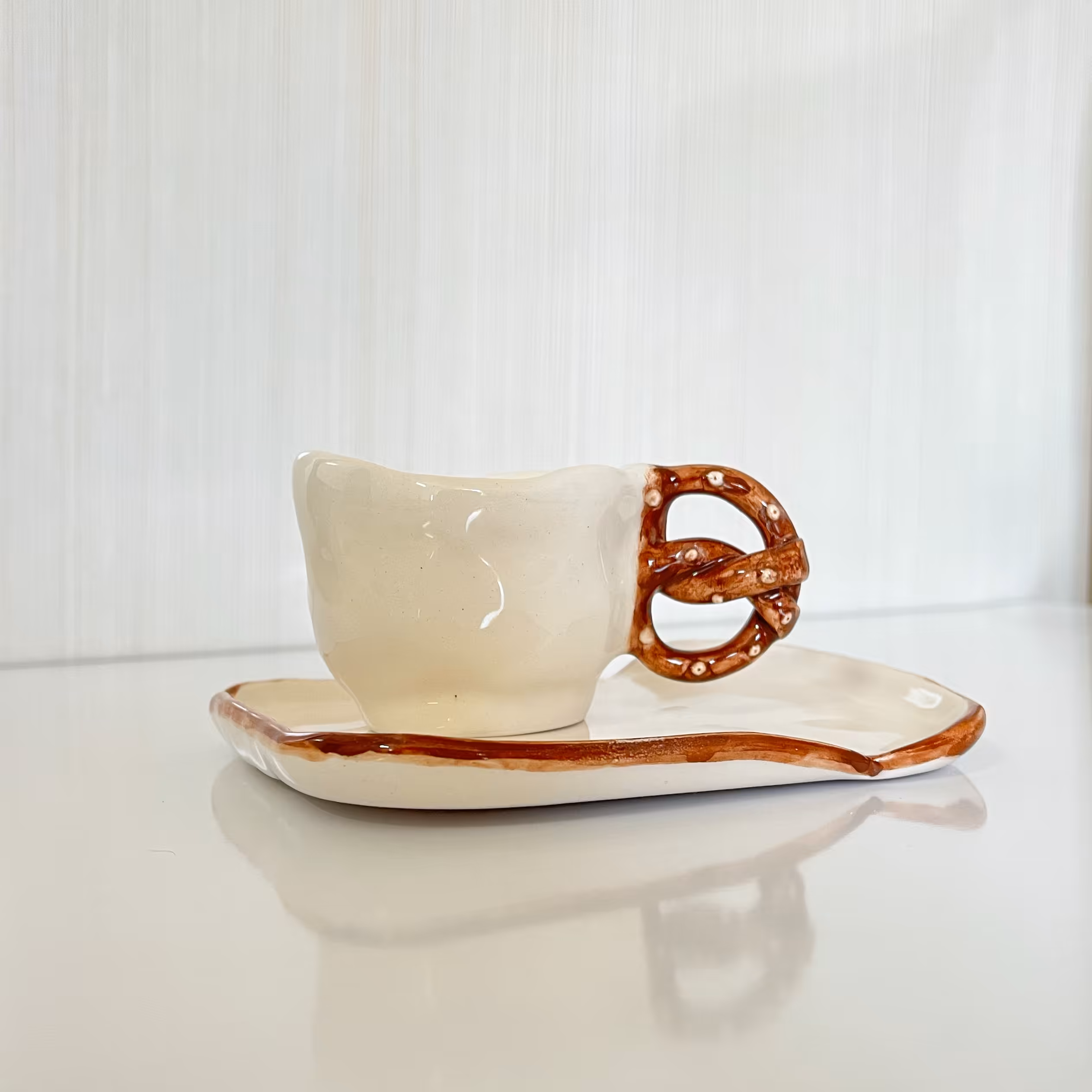 ست سرامیکی دستساز چوب شوری