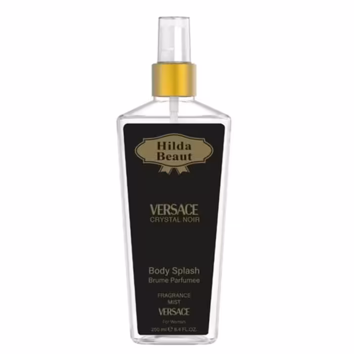 بادی اسپلش زنانه هیلدا بیوت مدل Versace Crystal Noir حجم 250 میلی لیتر