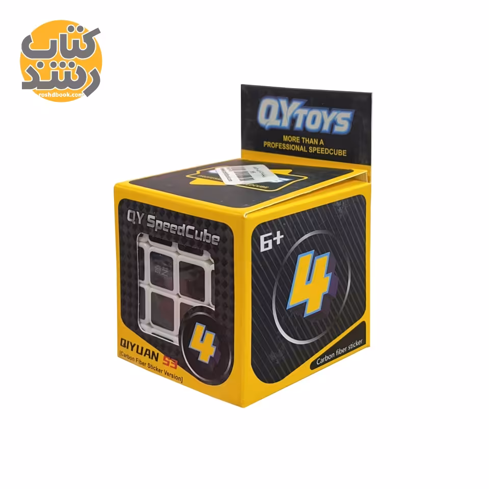 بازی مکعب روبیک 4*4 کربن (QY Toys)