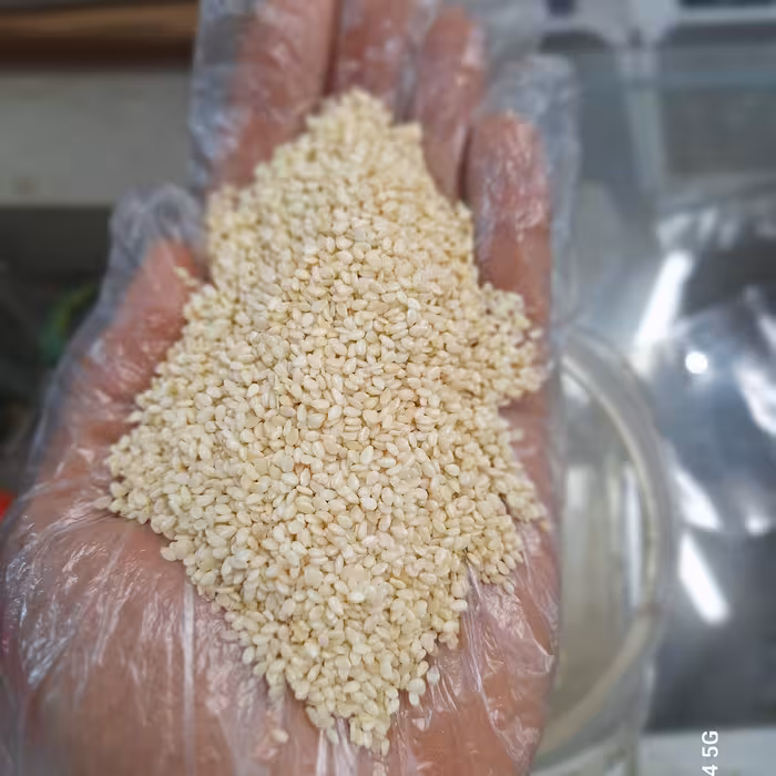 کنجد سفید ایرانی(250گرمی) سورت و تمیز