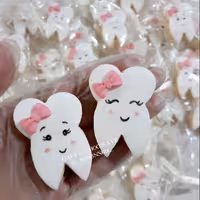 کوکی دندونی  گیفت جشن دندونی  کوکی فوندانتی 