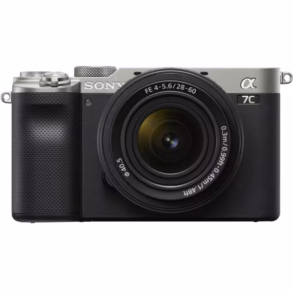 دوربین بدون آینه سونی Sony alpha a7C Kit 28-60mm Silver