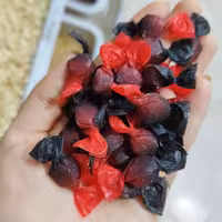 شکلات ریز براق مینی کندی قرمز مشکی (200گرمی)