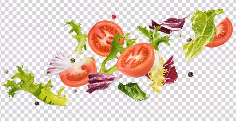 عکس PNG سبزیجات برش خورده | گرافیک با طعم تربچه