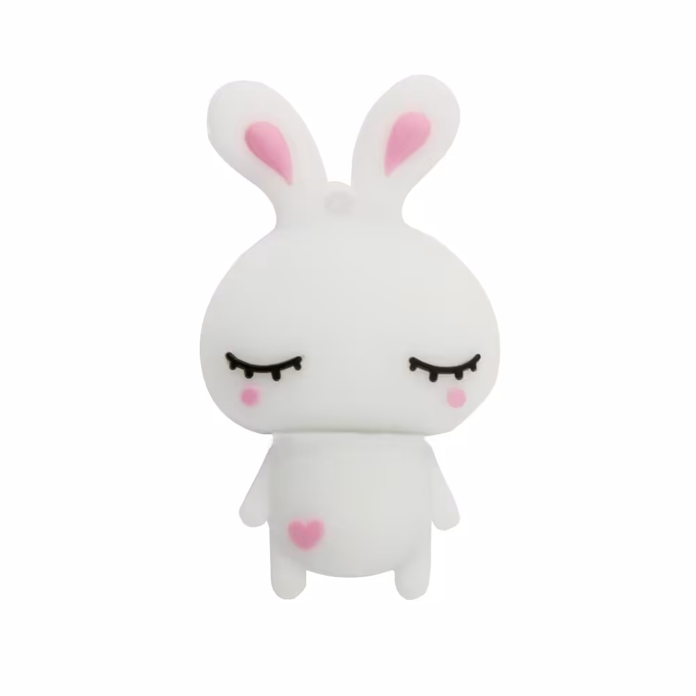 فلش مموری طرح خرگوش سفید ظرفیت 8 گیگابایت 