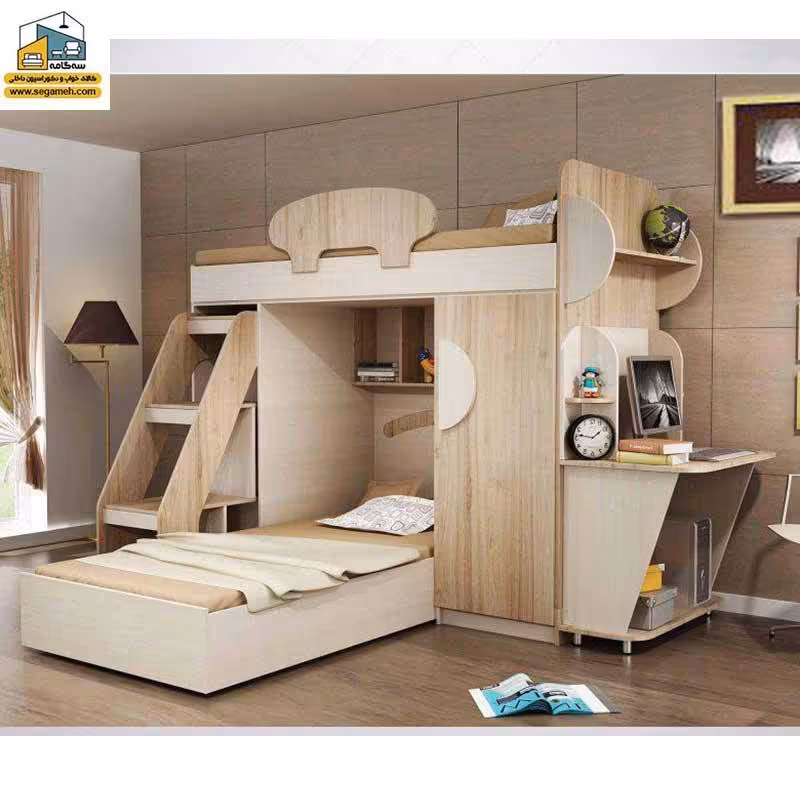 تخت خواب دوطبقه کد BTDP15