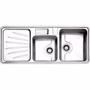 سینک ظرفشویی استیل البرز  مدل 814-L