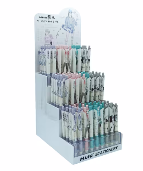 خودکار فانتزی استندی طرح دختر اسکیتی 108 عددی