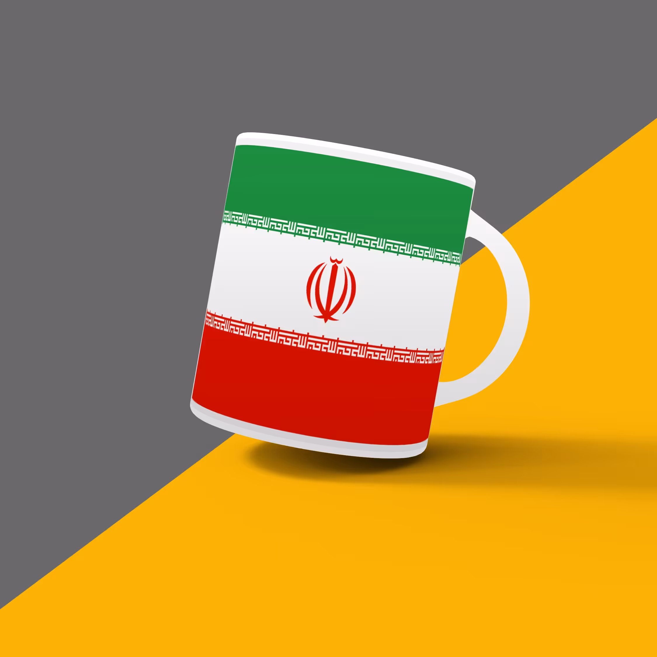 ماگ طرح پرچم ایران کد352