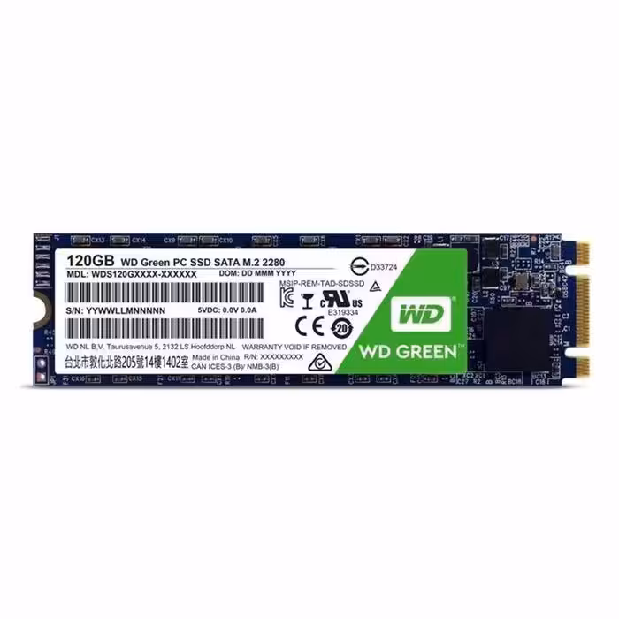 حافظه SSD وسترن دیجیتال SSD WD GREEN M.2 120GB