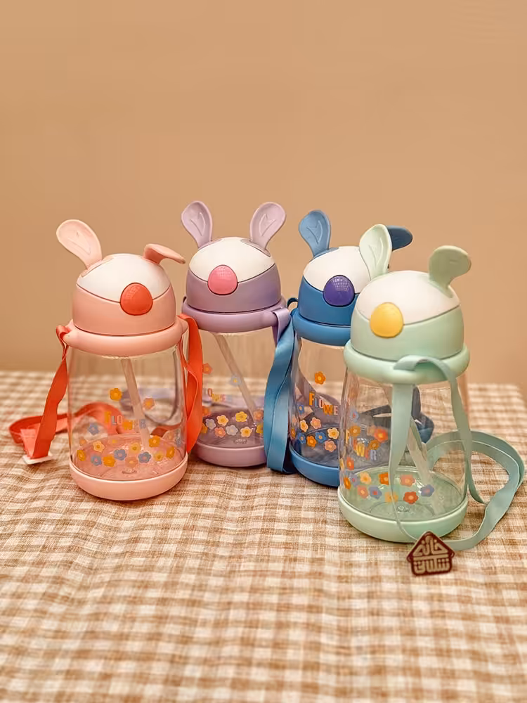 قمقمه کودک خرگوش بند دار کد001841