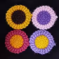 اسکاچ طرح گل سایز بزرگ