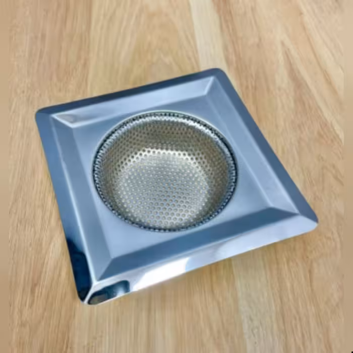 صافی سینک استیل مربعی 