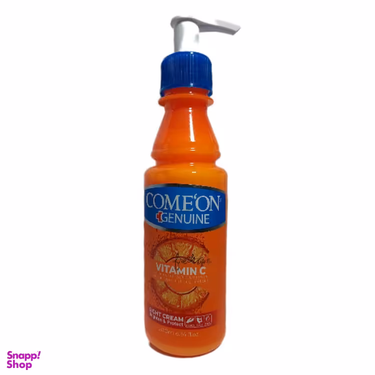 کرم مرطوب کننده کامان (Comeon) مدل Vitamin C حجم 200 میلی لیتر