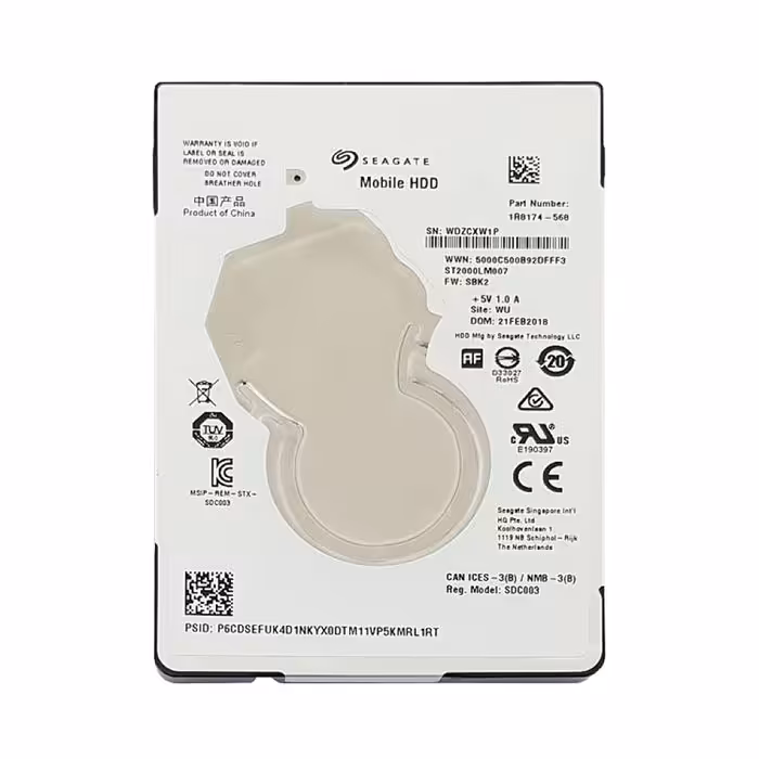 هارد HDD لپ تاپ سیگیت 1 ترابایت Sata 5400RPM Slim