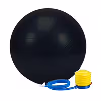توپ بدن سازی یوگا بال 75 سانتیمتری ( مشکی )