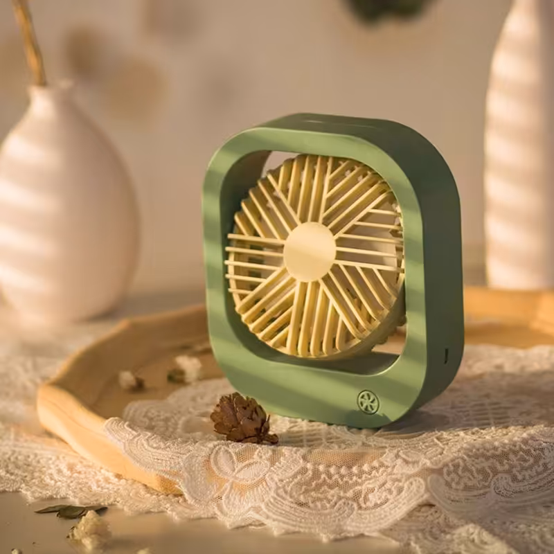 پنکه چرخشی رومیزی شارژی