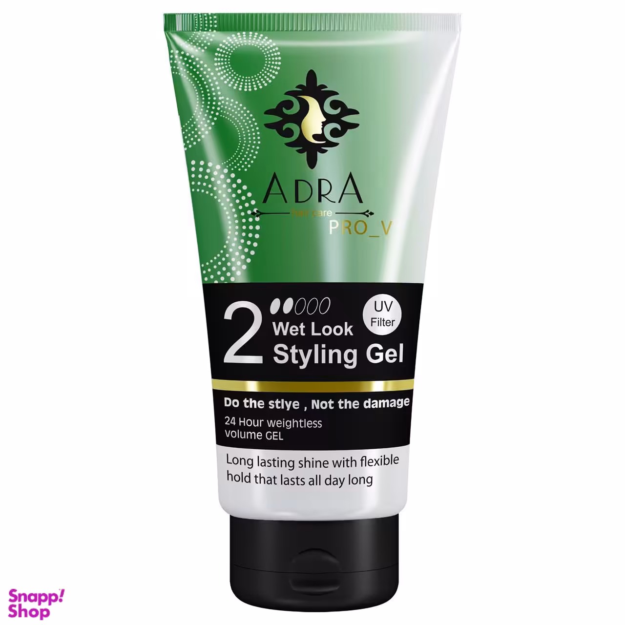 ژل حالت دهنده مو آدرا (Adra) مدل Wet Look Styling Gel حجم 150 میلی‌ لیتر