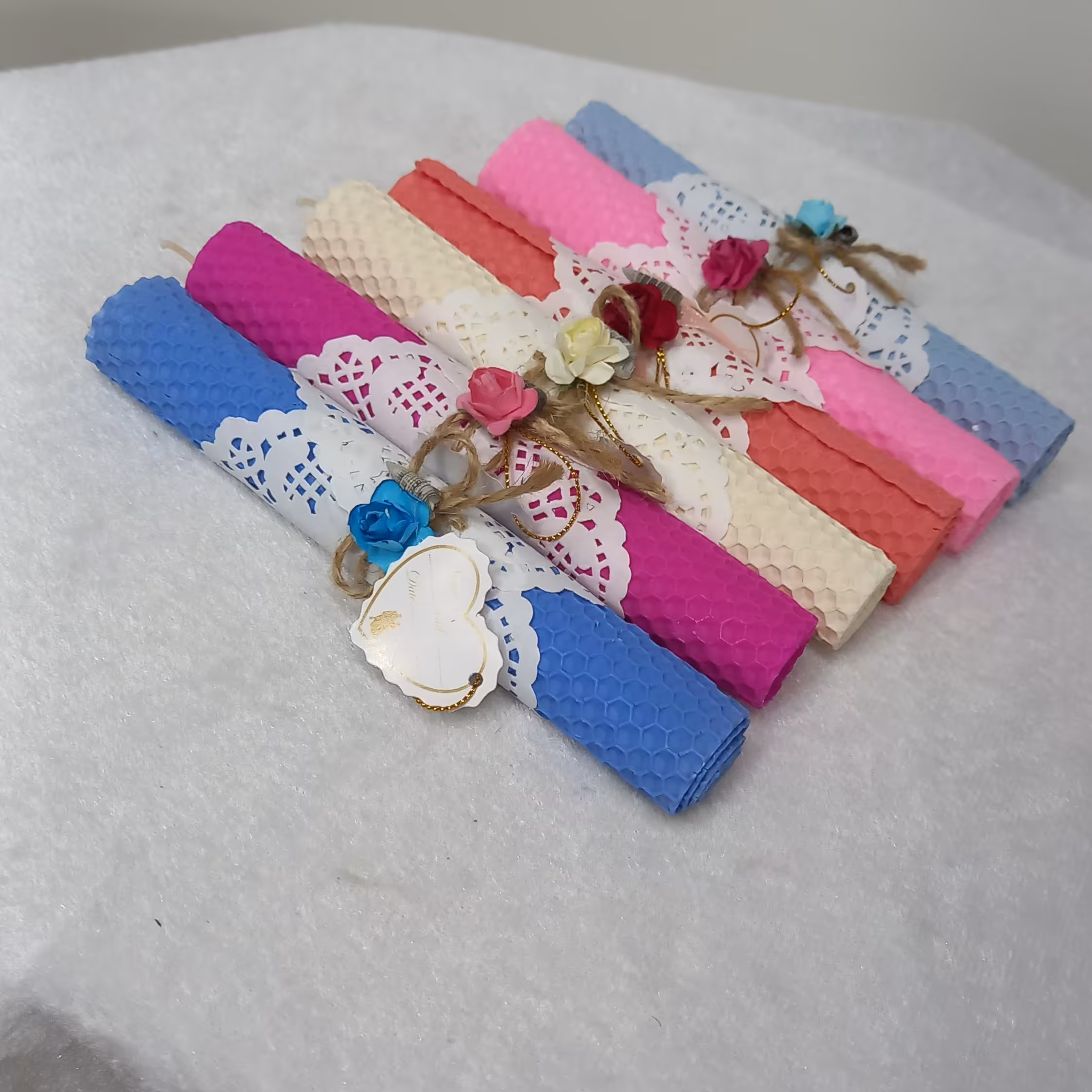  گیفت شمع موم عسل