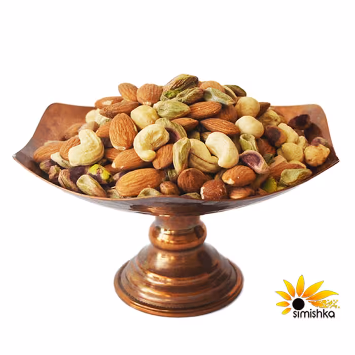 آجیل مخلوط چهار مغز خام1000گرمی سیمیشکا