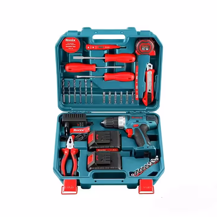 کیت دریل شارژی14ولت33پارچه رونیکس