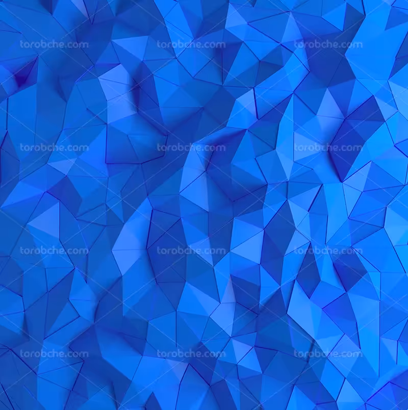 بک گراند 3 بعدی آبی رنگ | گرافیک با طعم تربچه