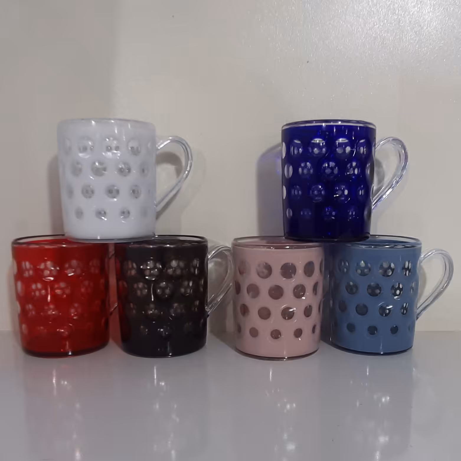 لیوان ترنج پادیز3عددی(ارسال رایگان)در رنگهای زیبا در پلاسکو هستی