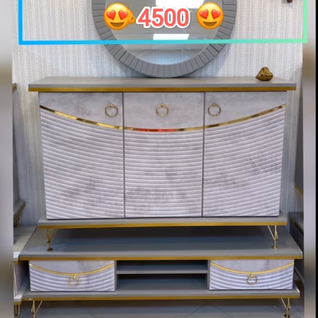 کنسول اینه میز تلویزیون ست هم فقط 4500 با بهترین کیفیت وجنس 43698547