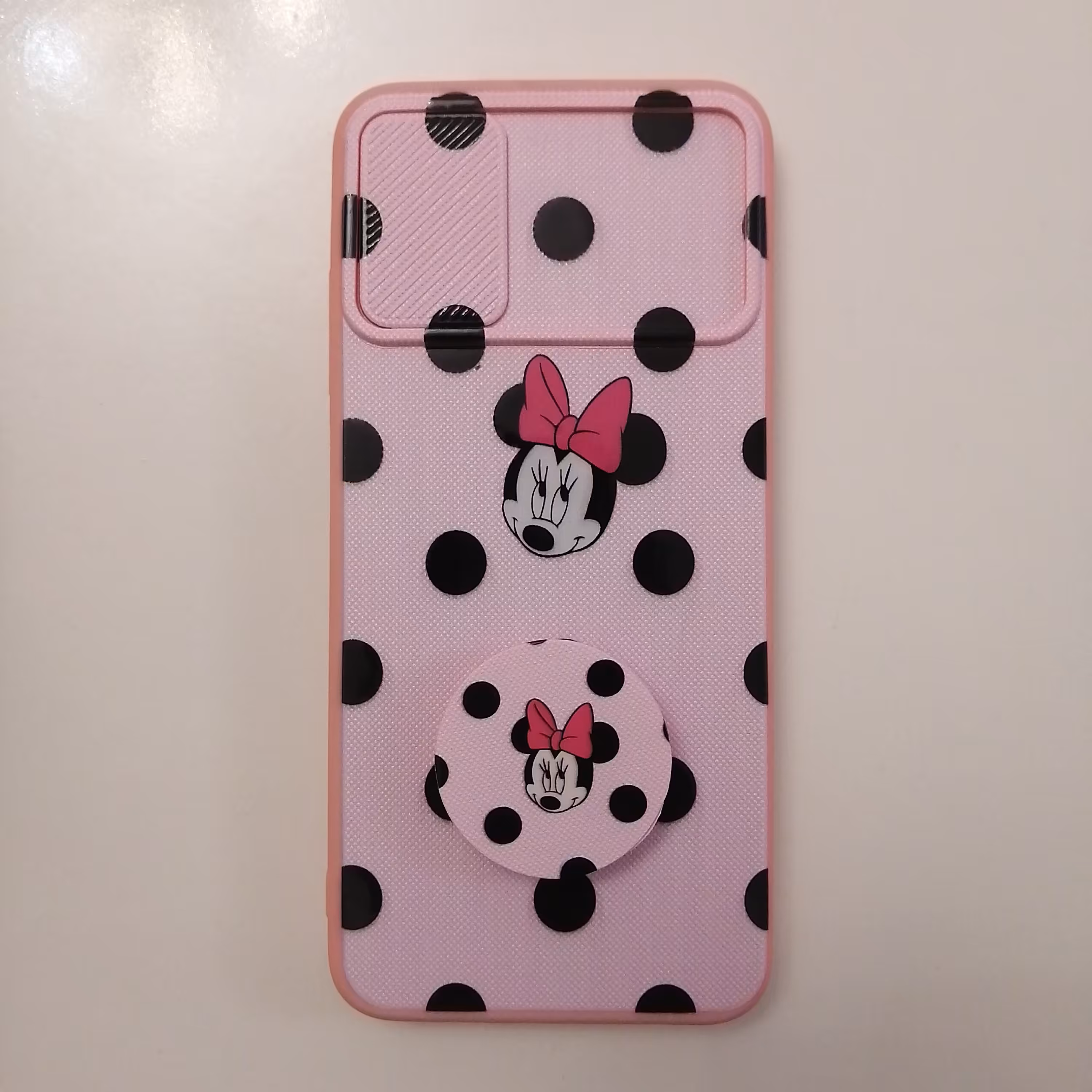 قاب کشویی طرح دار به همراه پاپ سوکت برای گوشی سامسونگ a03s