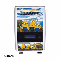 بخاری گازی ایران شرق مدل آذرین CH75 - قهوه ای