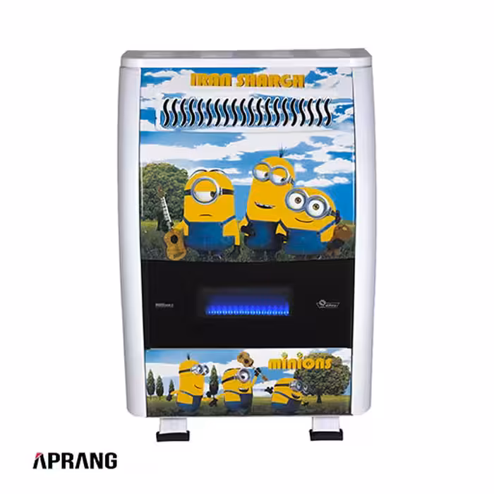 بخاری گازی ایران شرق مدل آذرین CH75 - قهوه ای