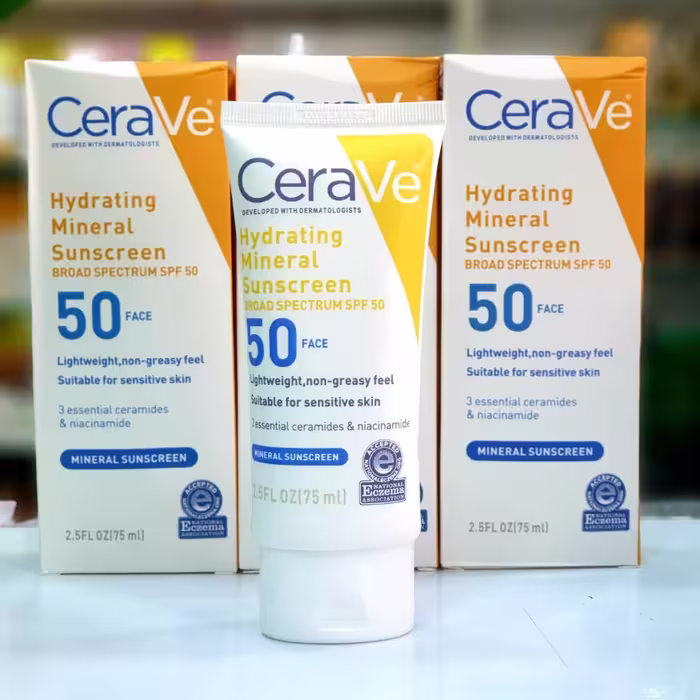 کرم ضد آفتاب مرطوب کننده سراوی SPF50 حجم 75 میل