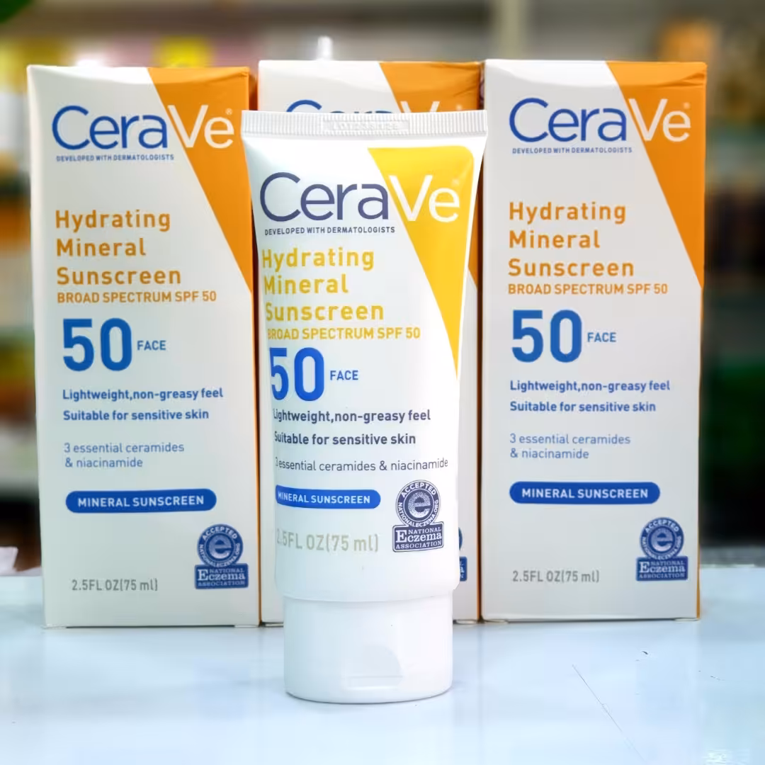 کرم ضد آفتاب مرطوب کننده سراوی SPF50 حجم 75 میل