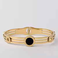 دستبند النگویی استیل 316 رنگ ثابت کد 2