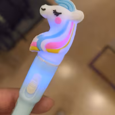 اتود چراغدار با طرح یونیکورن