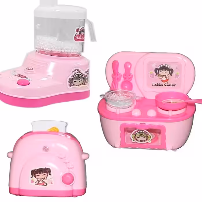 اسباب بازی سرویس 3 تکه آشپزخانه بازیجو