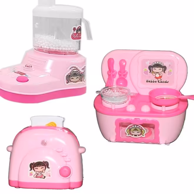 اسباب بازی سرویس 3 تکه آشپزخانه بازیجو