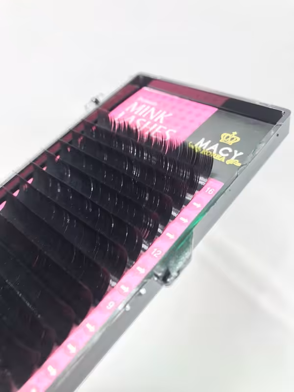 مژه اکستنشن مشکی مینک لشز مکی MACY - 12MM