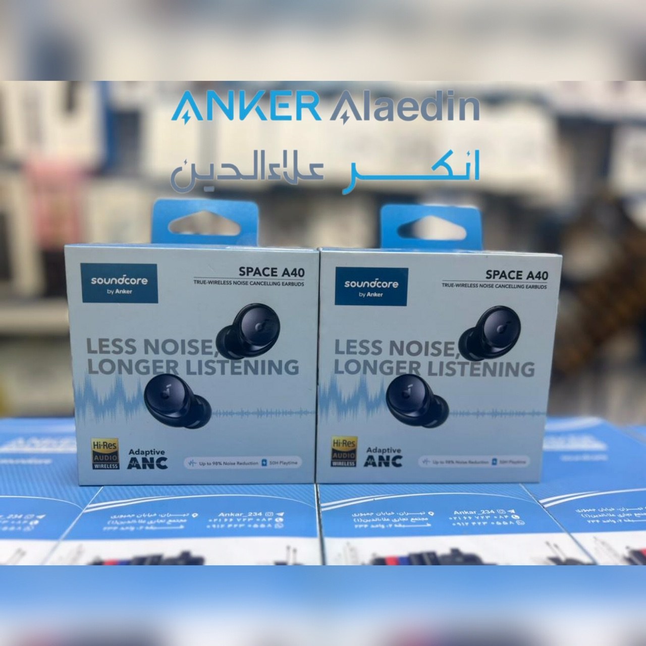 ایربادز بی سیم انکر Soundcore Space A40 مدل A3936